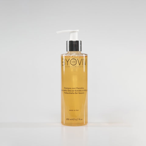 Shampoo con Cheratina ed Estratto di Albicocca Pellecchiella del Vesuvio