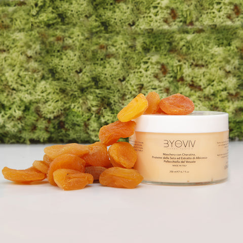 Maschera con Cheratina ed Estratto di Albicocca Pellecchiella del Vesuvio